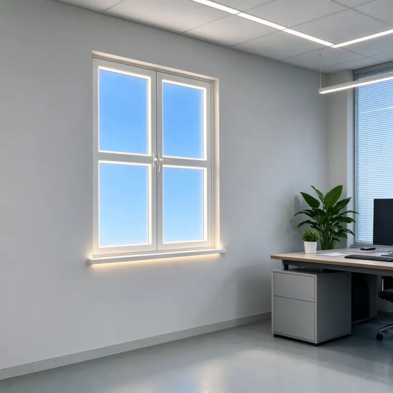 Faux Window for Windowless Office – LED Daylight Panel