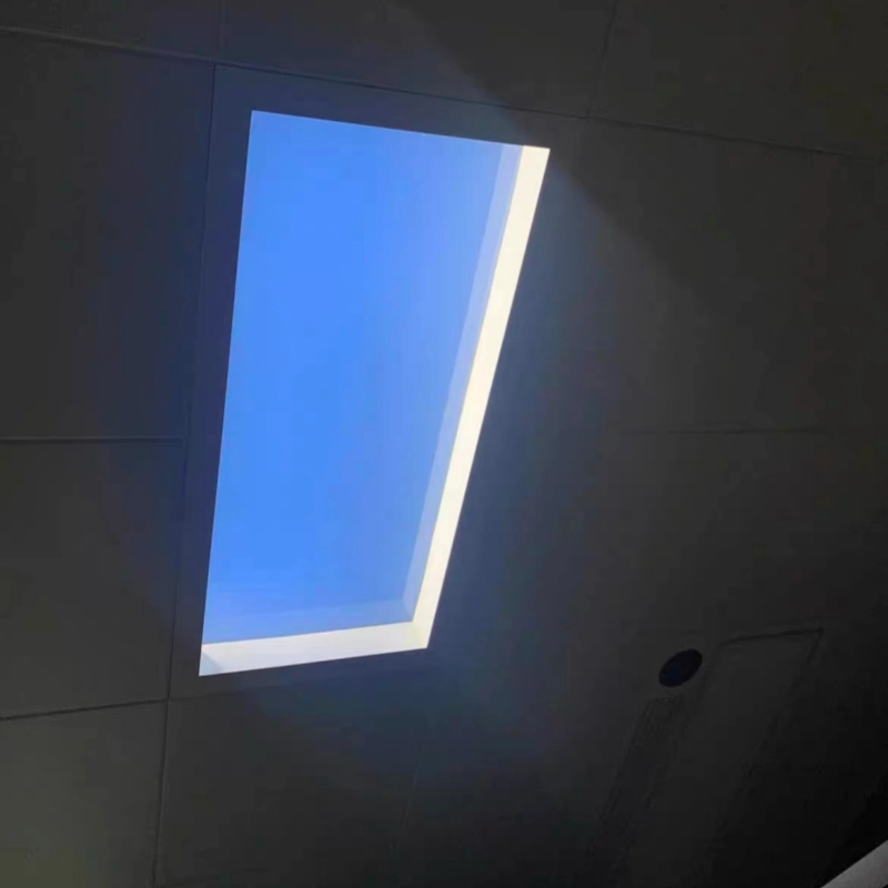 fake skylight for bathroom