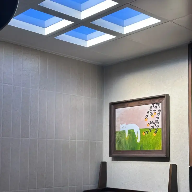 IKEA Fake Window: Actually a Beautiful Rayleigh Skylight